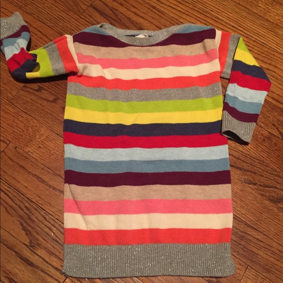 gap crazy stripe sweater dress